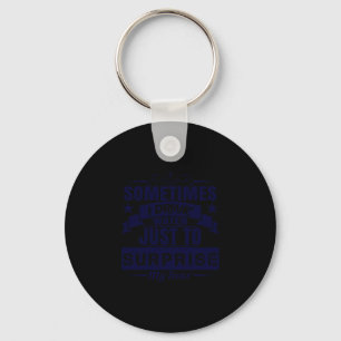 Mens water surprise liver graphic sarcastic funny key ring