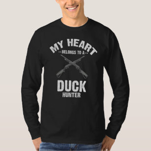 Mens Waterfowl Hunting For An Flying Duck Hunting T-Shirt