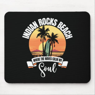 Mens Waves - Indian Rocks Beach Performance Mouse Pad