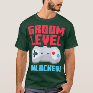 Mens Wedding Bachelor Party Groom Level Unlocked G T-Shirt