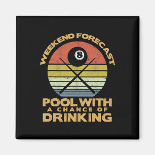 Mens Weekend Forecast Pool With A Change Of Drinki Magnet