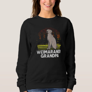 Mens Weimaraner Grandpa Dog Owner Weimaraner  1 Sweatshirt