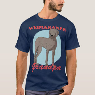 Mens Weimaraner Grandpa Dog Owner Weimaraner T-Shirt