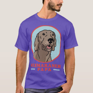 Mens Weimaraner Papa Dog Owner Weimaraner T-Shirt