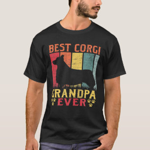 Mens Welsh Corgi Grandpa Gift Dog Best Corgi Grand T-Shirt