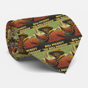 Mens Western Rodeo Cowboy Steer Wrestler Necktie