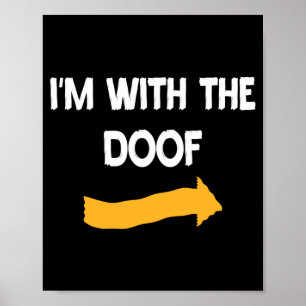 Mens With Doof Halloween Costume Funny Couples Poster