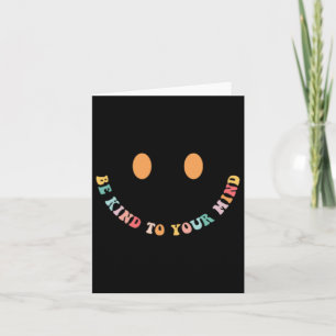 Mens Women Kids Mental Health Problems 2 Sided Awa Card