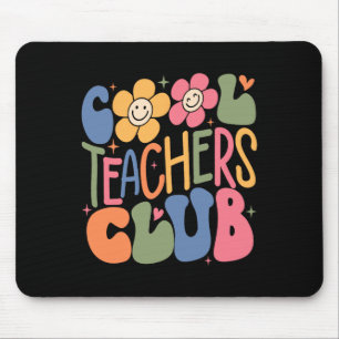 Mens Women Teacher  Cool Teachers Club Back To Sch Mouse Pad