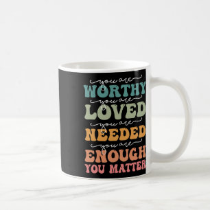 Mens Women You Problem Groovy Mental Health Awaren Coffee Mug