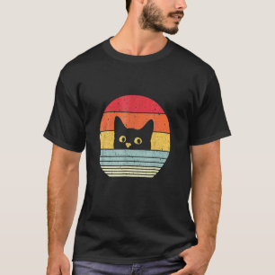 Mens Womens Cat Vintage Retro Cat Cute Cat T-Shirt