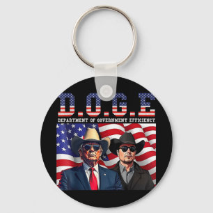 Mens Womens Doge Department Of Government Key Ring