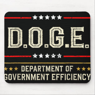 Mens Womens Doge Department Of Government Mouse Pad