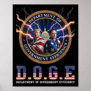 Mens Womens Doge Department Of Government Poster