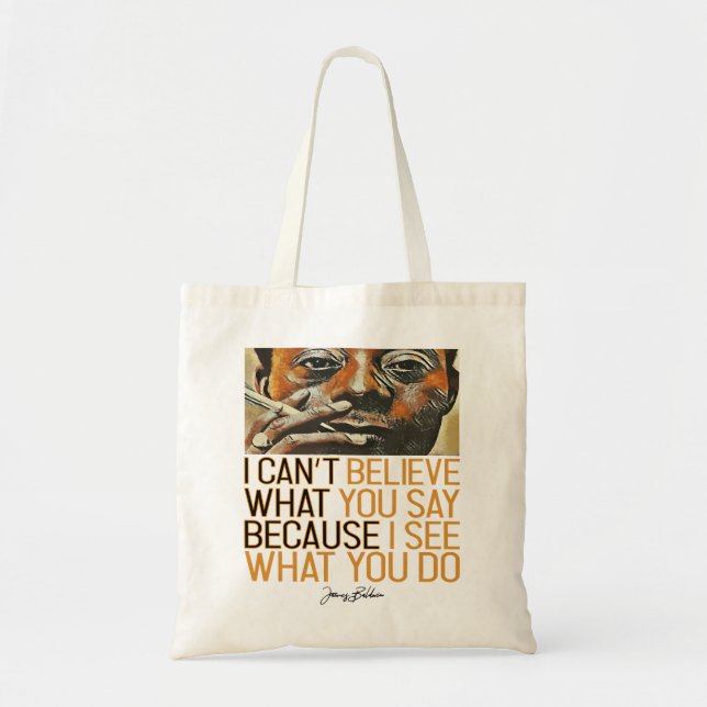 Mens Womens James Baldwin Gifts For Movie Fans Tote Bag (Front)
