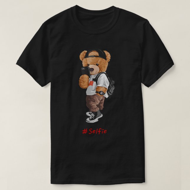Mens Womens Kids Teddy Bear Graphic Cool Designs F T-Shirt (Design Front)