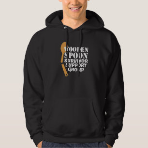 Mens Wooden Spoon Survivor  Italian Filipino Pride Hoodie