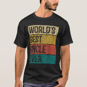 Mens World s Best Uncle Ever Vintage Dad Father s T-Shirt