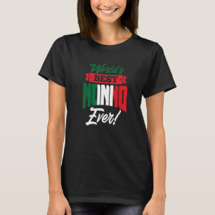 Mens World's Best Nonno Ever Italian Grandpa Italy T-Shirt
