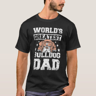 Mens World's greatest english bulldog dad T-Shirt