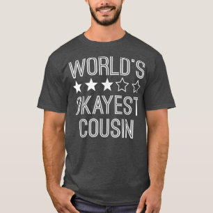 Mens Worlds Okayest Cousin Funny Cousin T-Shirt