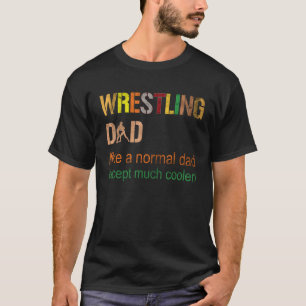 Mens Wrestling Dad Definition Funny Roman Wrestler T-Shirt