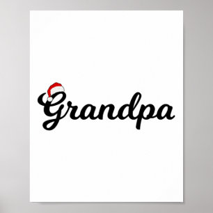 Mens Xmas Matching Outfit For Holiday Party Grandp Poster