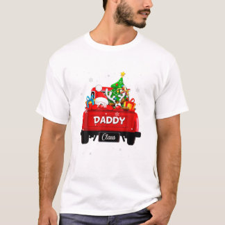 Mens Xmas Red Truck Daddy Claus Matching Family Ch T-Shirt