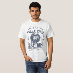 Men's Yacht Rock Captain Nautical T-Shirt