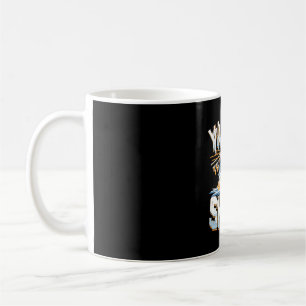 Mens yachts and shots nautical party vibes for coffee mug