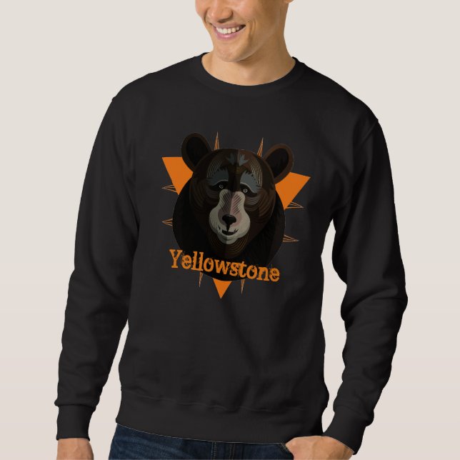 Men's Yellowstone Bear Sweatshirt (Front)