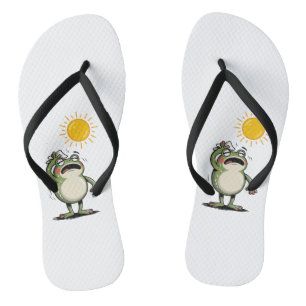 Men's Zen Frog Sunny Day Flip-Flops - Relaxed  Thongs