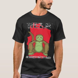 Men's Zombie Monkey Black T-Shirt