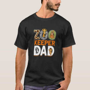 Mens Zookeeper Dad Zoo Animal Zookeeper 3 T-Shirt