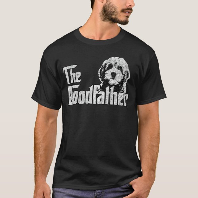 Menshe Doodfather Goldendle Dog Doodle Dad Fathers T-Shirt (Front)