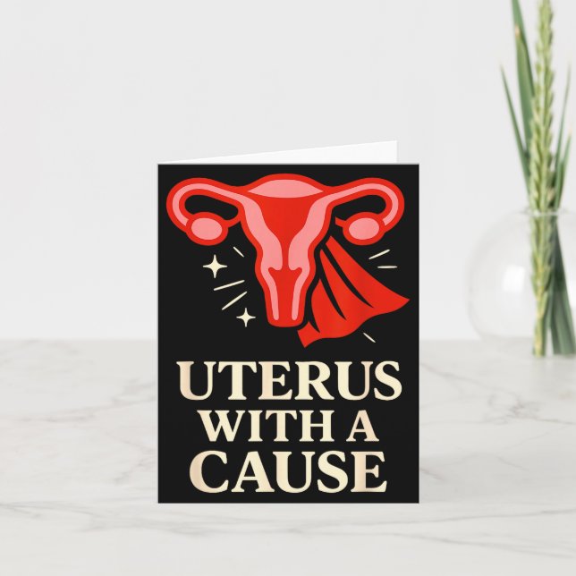 Menstrual pride normalise periods reproductive card (Front)