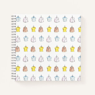 Menswear Men's Fashion Clothes Stylist Wardrobe Notebook