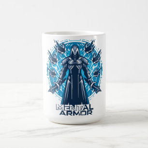 Mental Armor - Hoodie Warrior Figure Coffee Mug