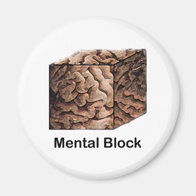 Mental Block Magnet (Front)