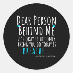 Mental Health & Suicide Prevention Awareness P Classic Round Sticker