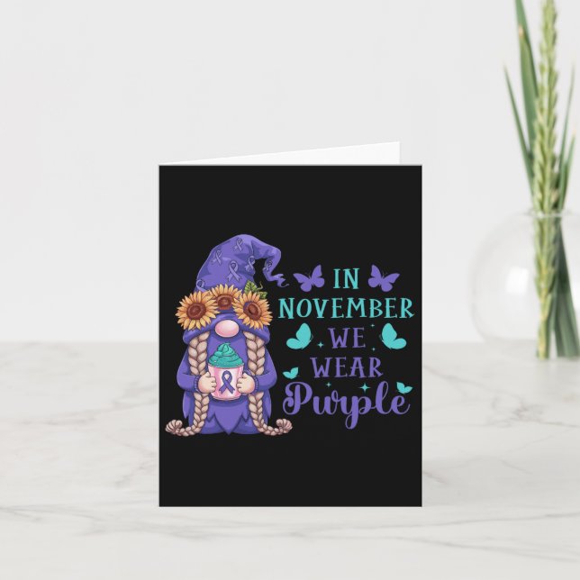 Mental Health And Suicide Awareness  Card (Front)