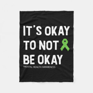 Mental Health Awareness 1  Fleece Blanket