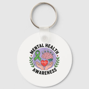 Mental Health Awareness _3 Key Ring