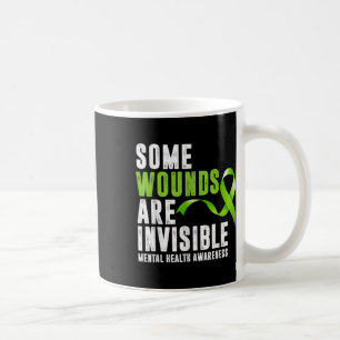 Mental Health Awareness Apparel - Some Wounds Are Coffee Mug