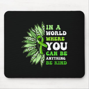 Mental Health Awareness Be Kind Sunflower Ribbon S Mouse Pad