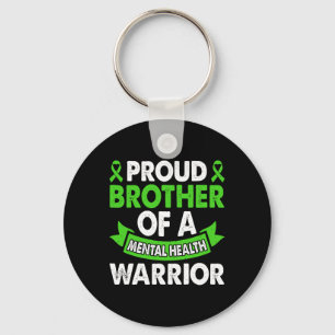 Mental Health Awareness Brother Of Warrior Mental Key Ring