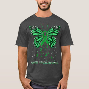 Mental Health Awareness Butterfly 3340 T-Shirt