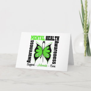 Mental Health Awareness - Butterfly Card