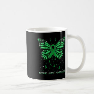 Mental Health Awareness Butterfly Coffee Mug