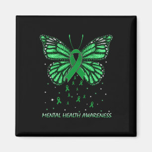 Mental Health Awareness Butterfly  Magnet